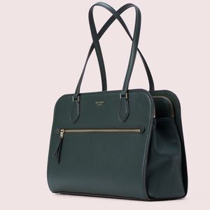 Kate Spade polly large work tote - hunter green